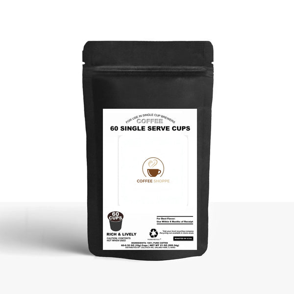 60 Pack Single Serve Coffee Capsules