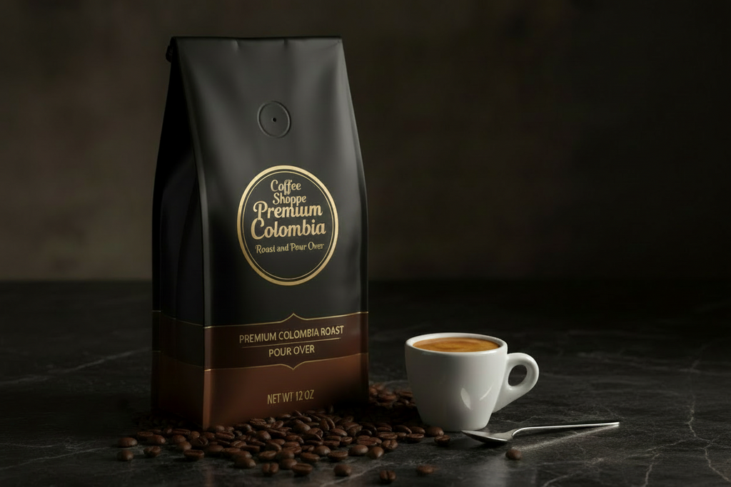 Coffee Shoppe Premium Colombian Roast - Pour Over Coffee