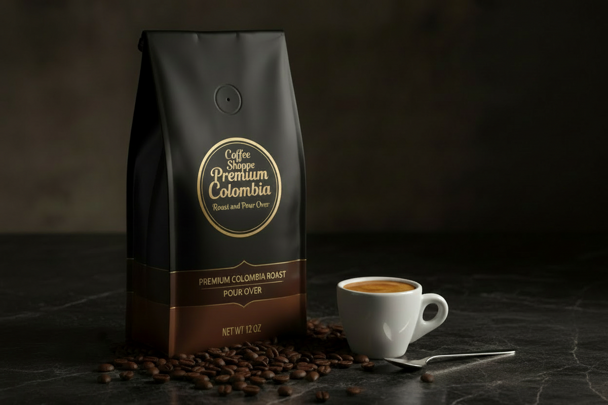 Coffee Shoppe Premium Colombian Roast - Pour Over Coffee
