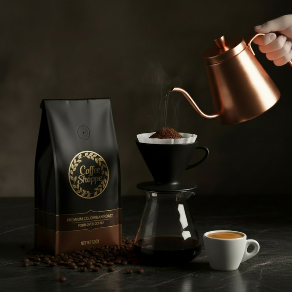 Coffee Shoppe Premium Colombian Roast - Pour Over Coffee